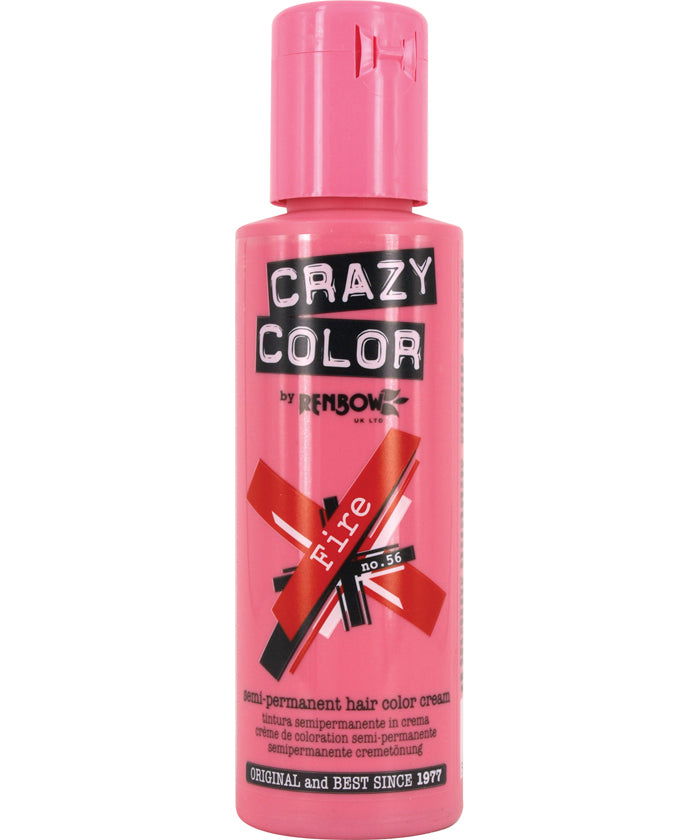 Pink permanent hair color bottle, 100ml