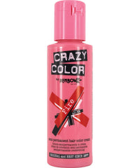 Pink permanent hair color bottle, 100ml