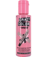 Crazy Color Platinum semi-permanent hair color in pink bottle, 100 ml
