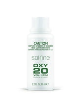 Oxy 20 developer cream bottle, 65 ml, white cap and label