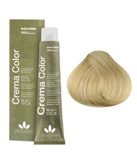 Solfine hair color cream tube with cream swatch, 65 ml