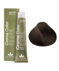 Hair color cream tube and box, chestnut brown shade, 65 ml (2.2 fl oz)