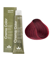 Hair dye cream tube and box, light chestnut red, 65 ml