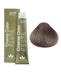 Hair color cream for medium ash blonde, 65 ml tube and carton, SOLFINE