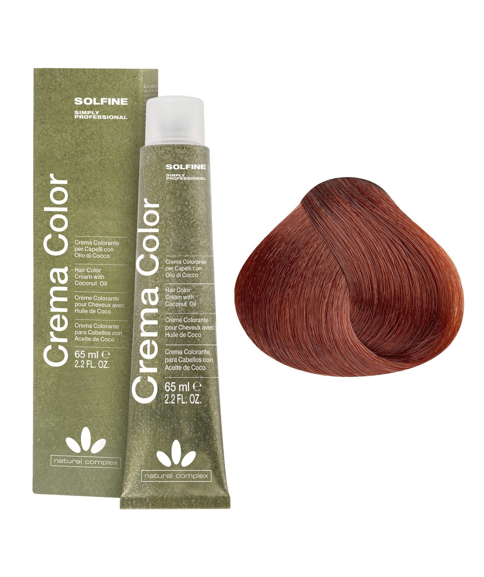 Crema Colour 7DR Medium Blonde Golden Copper 65ml - Kess Hair and Beauty