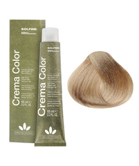 Hair color cream tube and box with light tobacco shade, 65 ml