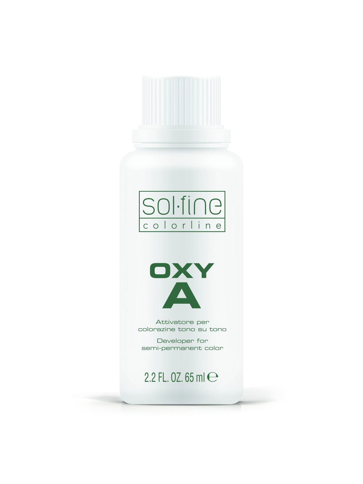 Oxy A semi developer bottle, 65 ml, white plastic with white cap