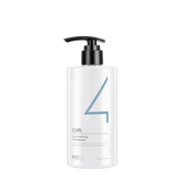 KOBO Curl Defining Conditioner bottle with black pump, white label and blue '4' logo