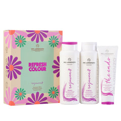 De Lorenzo Rejuven8 Refresh Colour holiday gift set with shampoo and conditioner bottles