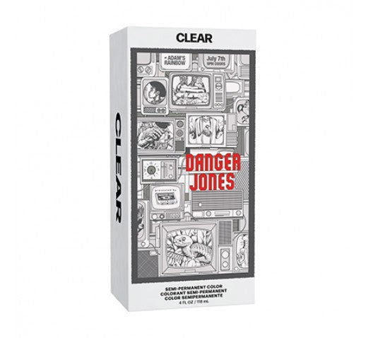 Semi-permanent hair colour box, CLEAR 118 ml, Danger Jones style graphics