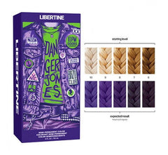 LIBERTINE semi-permanent hair colour box, Violet shade, 118 ml