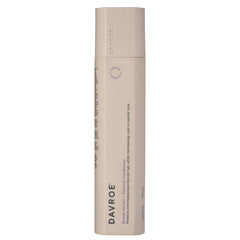 Davroe platinum conditioner bottle, beige cylindrical tube with flip-top cap