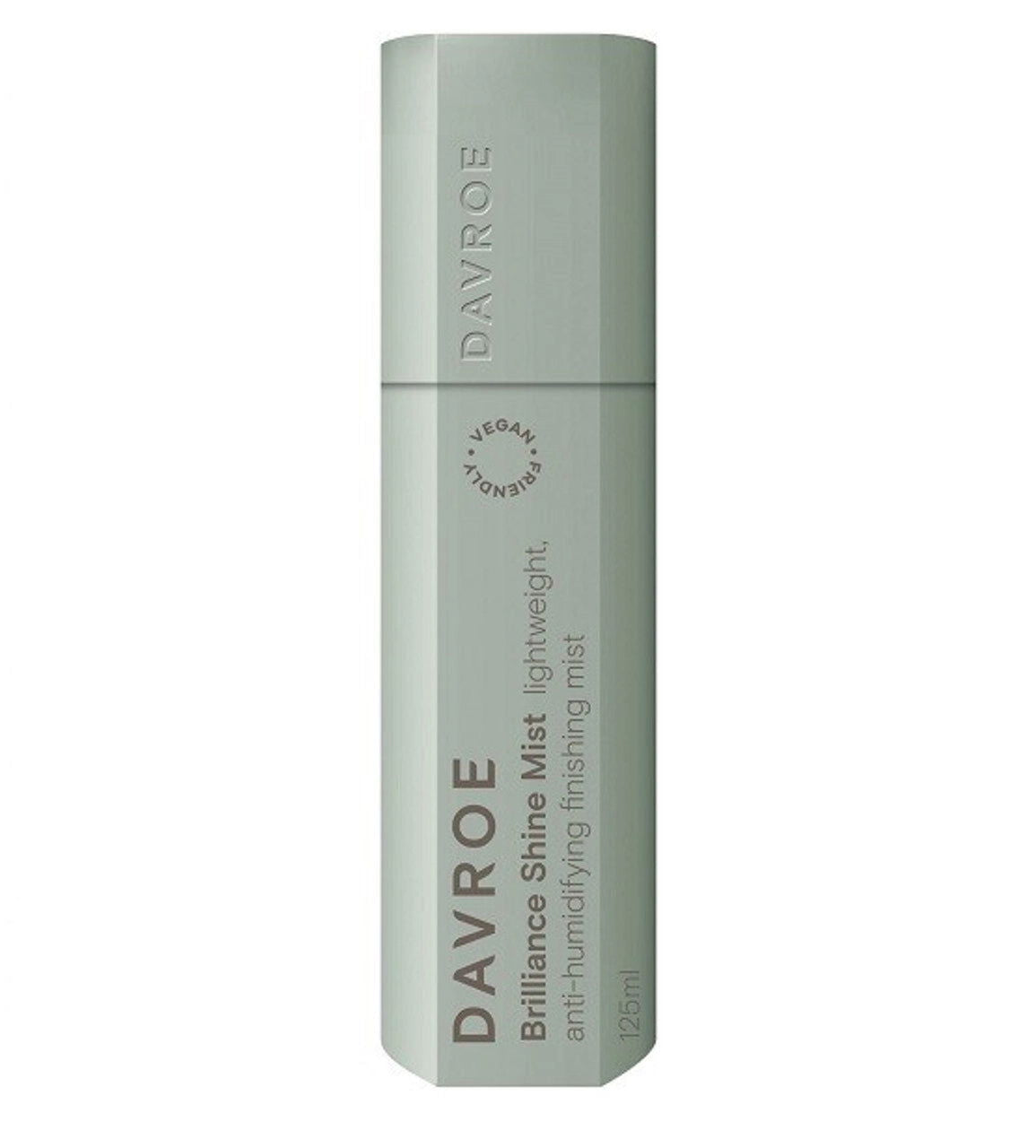 Davroe Brilliance Shine Mist 125ml bottle with pump sprayer