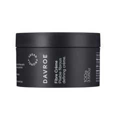 Davroe Fibre Crème 100g vegan hair fiber cream jar, black round tub with lid