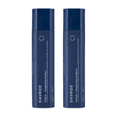 Davroe Fortitude strengthening shampoo & conditioner bundle, two navy bottles side-by-side