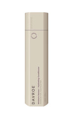Davroe hydrating conditioner bottle, beige cylindrical with vertical label