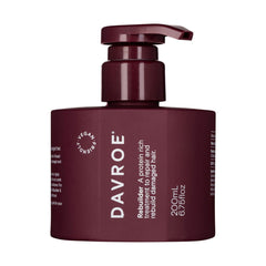 Davroe Rebuilder 200ml dark maroon pump bottle with label