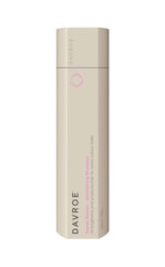Davroe Repair Senses revitalizing shampoo bottle, beige plastic with vertical label