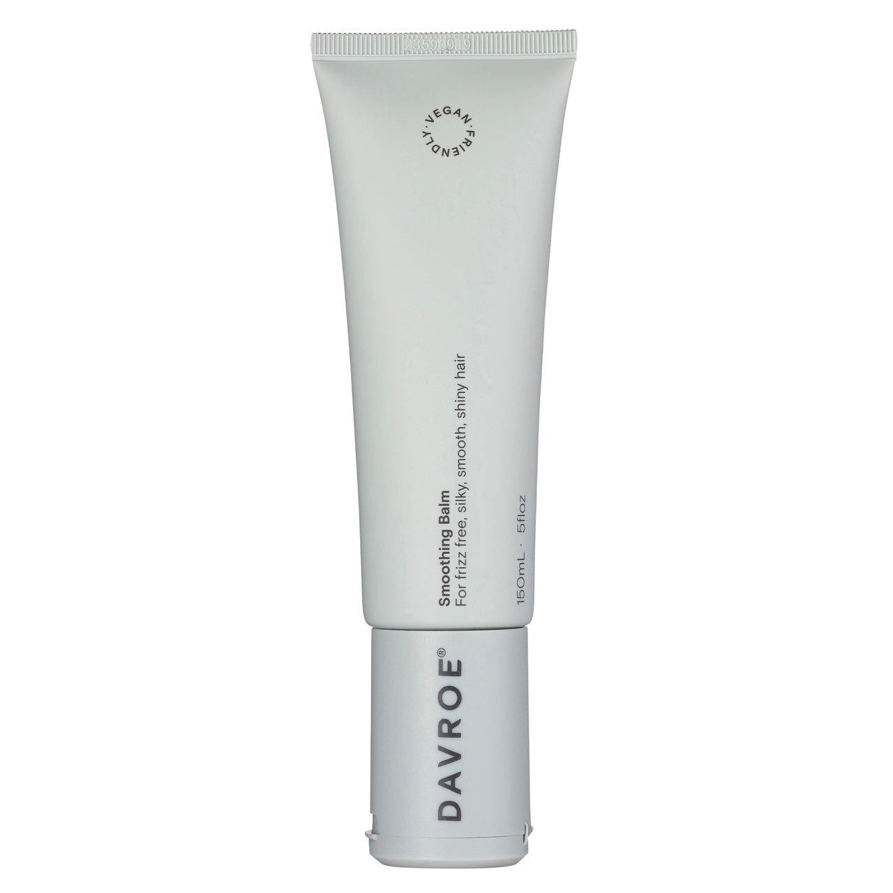 Davroe Smoothing Balm tube, silver-gray with cap, 150 ml