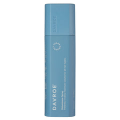 Davroe Voluminous hair spray bottle, blue cylindrical can