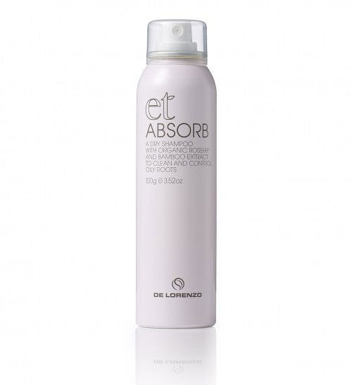 De Lorenzo Absorb hair care bottle with pump, light pink bottle, clear cap