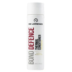 Bond Defence Conditioner bottle by De Lorenzo, white with white cap
