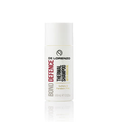 De Lorenzo Bond Defence Thermal Shampoo bottle, 60ml, white cap and label
