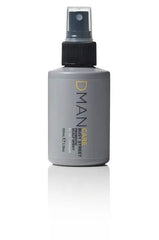 De Lorenzo DMAN scalp probiotic spray bottle with mist nozzle, gray bottle