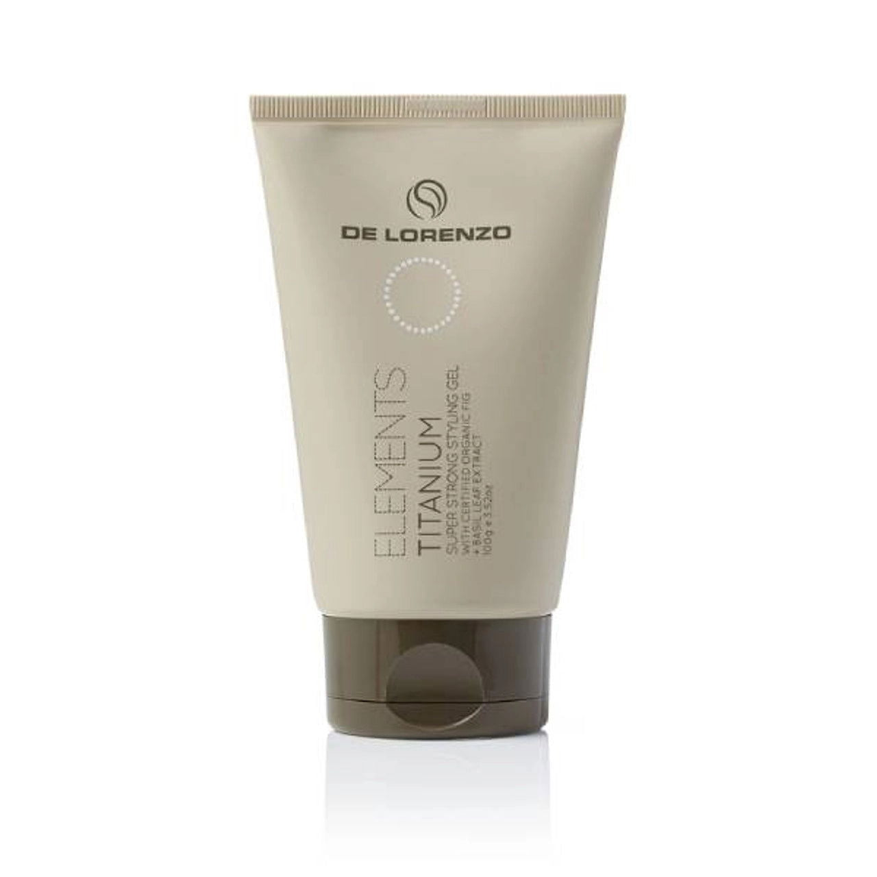 De Lorenzo Elements Titanium 100g squeeze tube, beige cream-style packaging