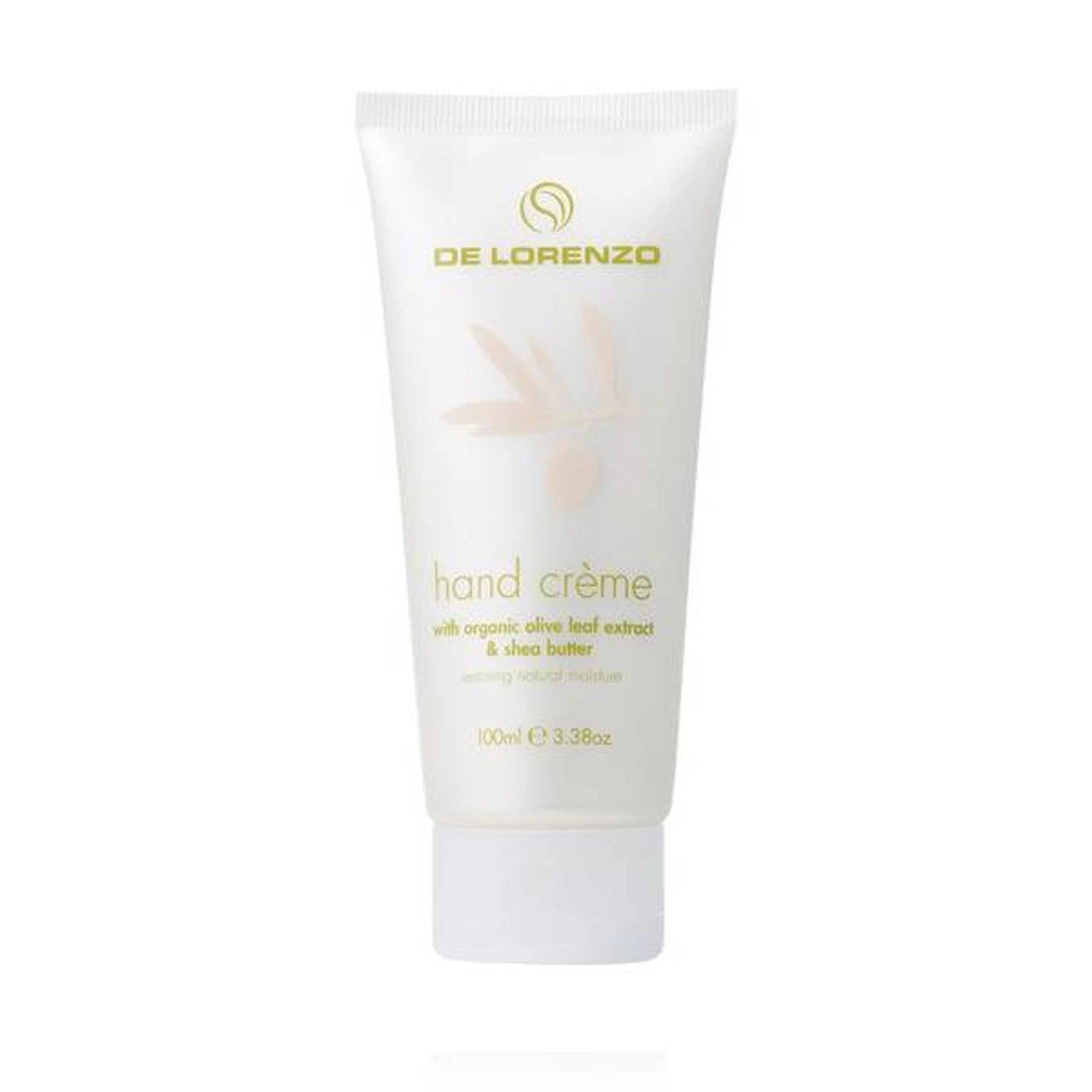 De Lorenzo hand cream tube, white squeeze package, 100ml