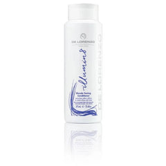 De Lorenzo Instant Illumin8 conditioner bottle, white with blue label and cap