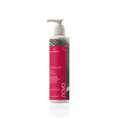 De Lorenzo Novafusion shampoo bottle with pump, cherry red 250 ml