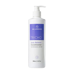 De Lorenzo TRICHO scalp balance conditioner pump bottle, 500ml, white and blue label