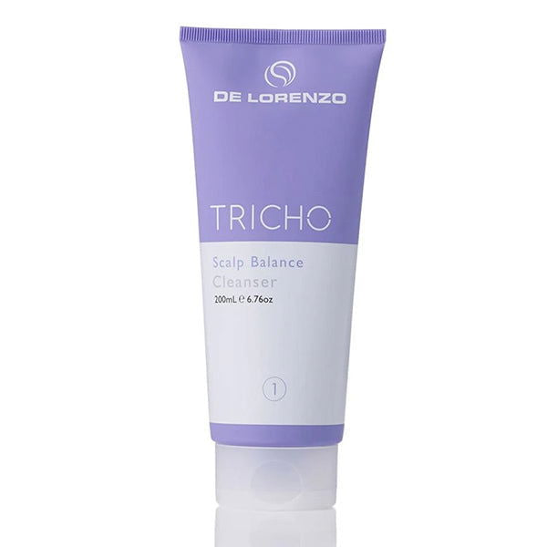 De Lorenzo Tricho scalp cleanser tube, purple/white, 200ml
