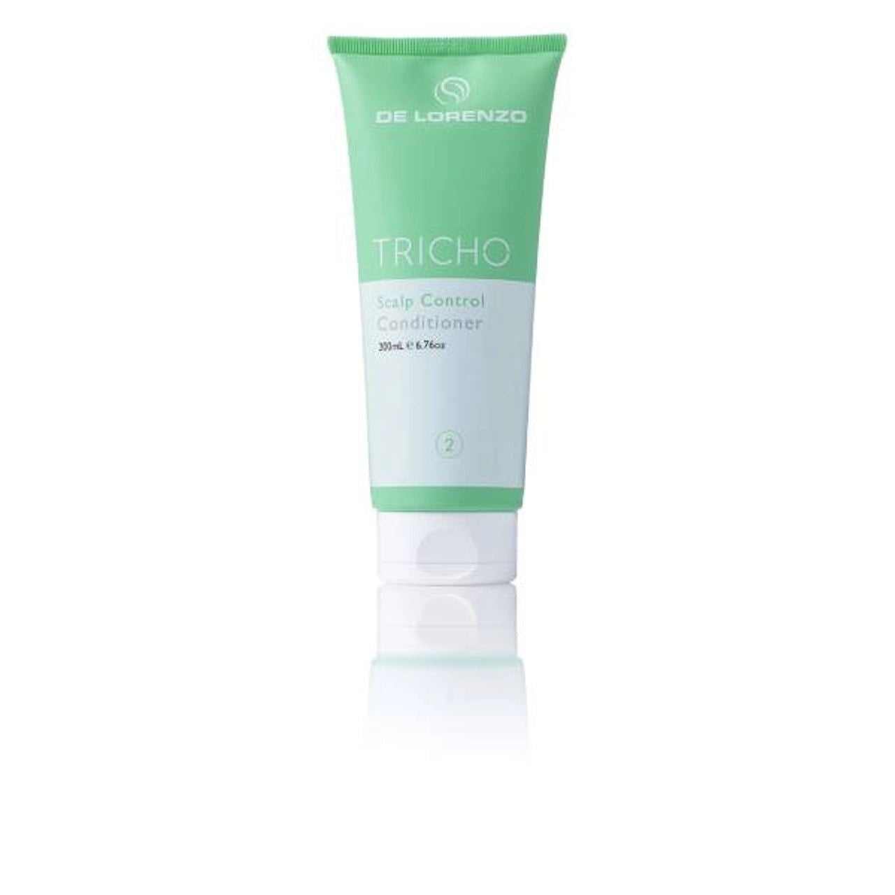 De Lorenzo Tricho scalp control conditioner tube, green and white, 200 ml