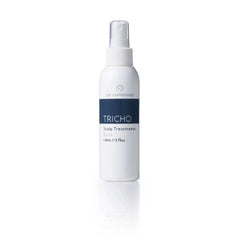De Lorenzo Tricho scalp treatment balm bottle with white spray pump, 110 ml
