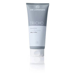 De Lorenzo Tricho Sensitive conditioner tube, 200 ml, gray and white label