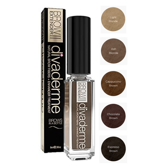 Divaderme Brow Extender II, Espresso Brown 30oz - Kess Hair and Beauty