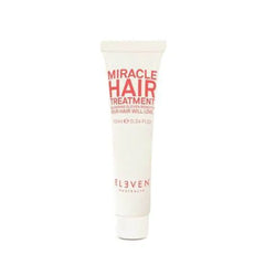 Eleven Miracle Hair Treatment 10ml squeeze tube, pale cream with red label