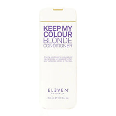 Conditioner bottle, 300 ml, white with blue Keep My Colour Blonde label