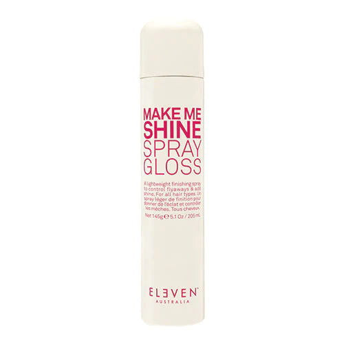 Eleven Australia hair gloss spray bottle, white, Make Me Shine Spray Gloss, 200ml