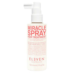 Eleven Australia Miracle Spray hair treatment bottle with white pump, 125 ml