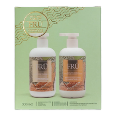 FRÜ avocado and melon duo gift pack with two shampoo and conditioner bottles