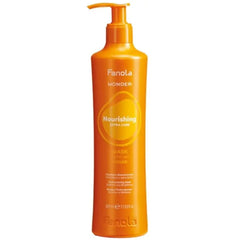 Fanola Wonder nourishing hair mask in orange pump bottle, 350 ml