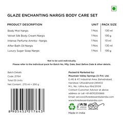 Barcode label on product box with small green seal