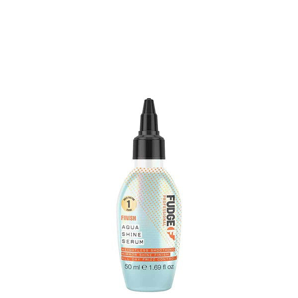 Aqua shine serum bottle, 50 ml, frosted turquoise with black pump cap