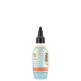 Aqua shine serum bottle, 50 ml, frosted turquoise with black pump cap