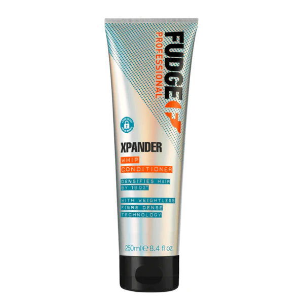 Fudge Xpander whip conditioner tube, turquoise packaging with gold cap, 250ml