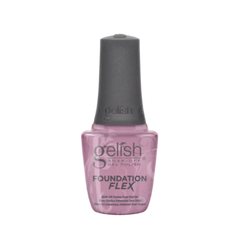 Gelish Foundation Flex light pink nail gel bottle with Gelish label
