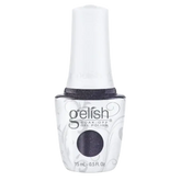 GELISH gel polish bottle with dark purple glitter gel, 15 mL